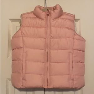 NWT Gap Kids Pink Puffer Vest Girls Size XS